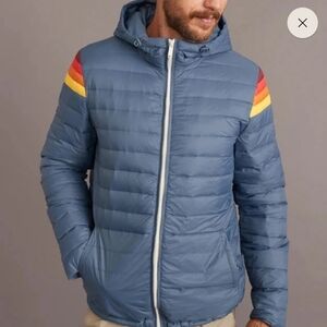 MARINE layer Banks Puffer Hoodie Jacket